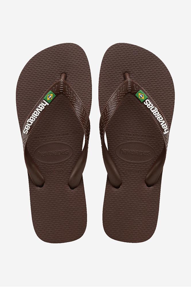 SCARPE UNISEX MARRONE BRASILLOGO 0727 MARRONE HAVAIANAS